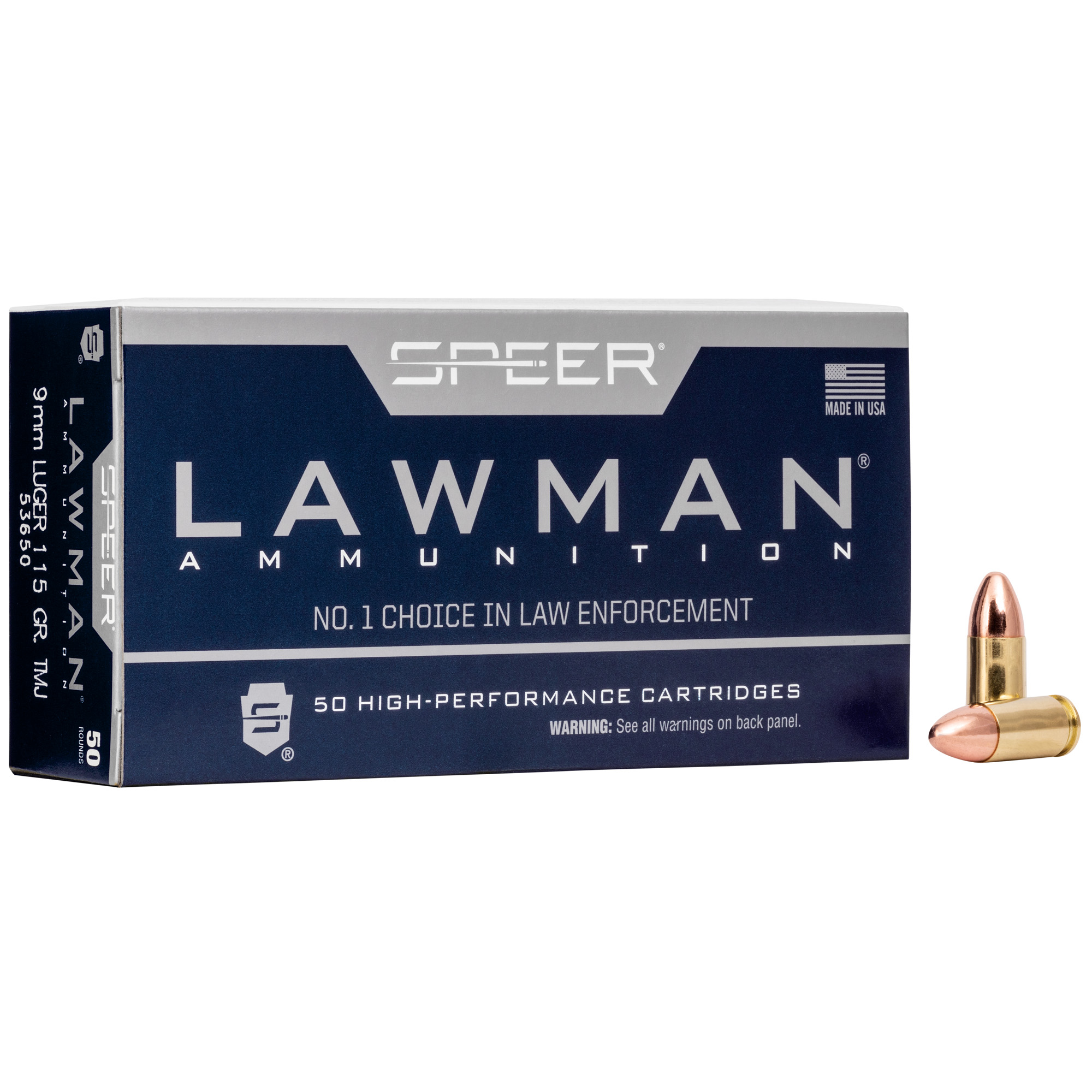 er Lawman 9mm Luger 115 Grain Full Metal Jacket(FMJ) Ammo