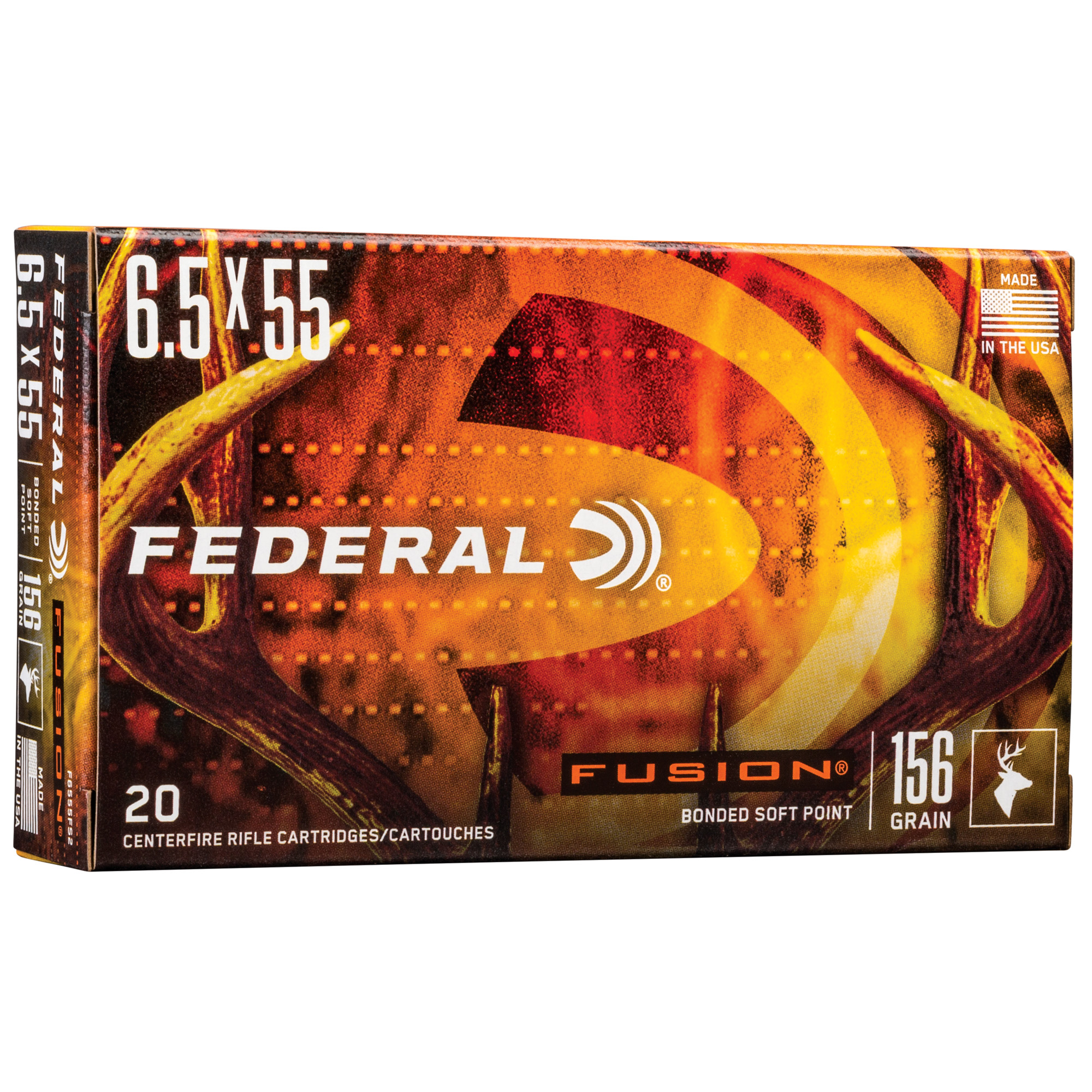 eral Fusion 6.5x55mm Swedish 156 Gr BSP Ammo