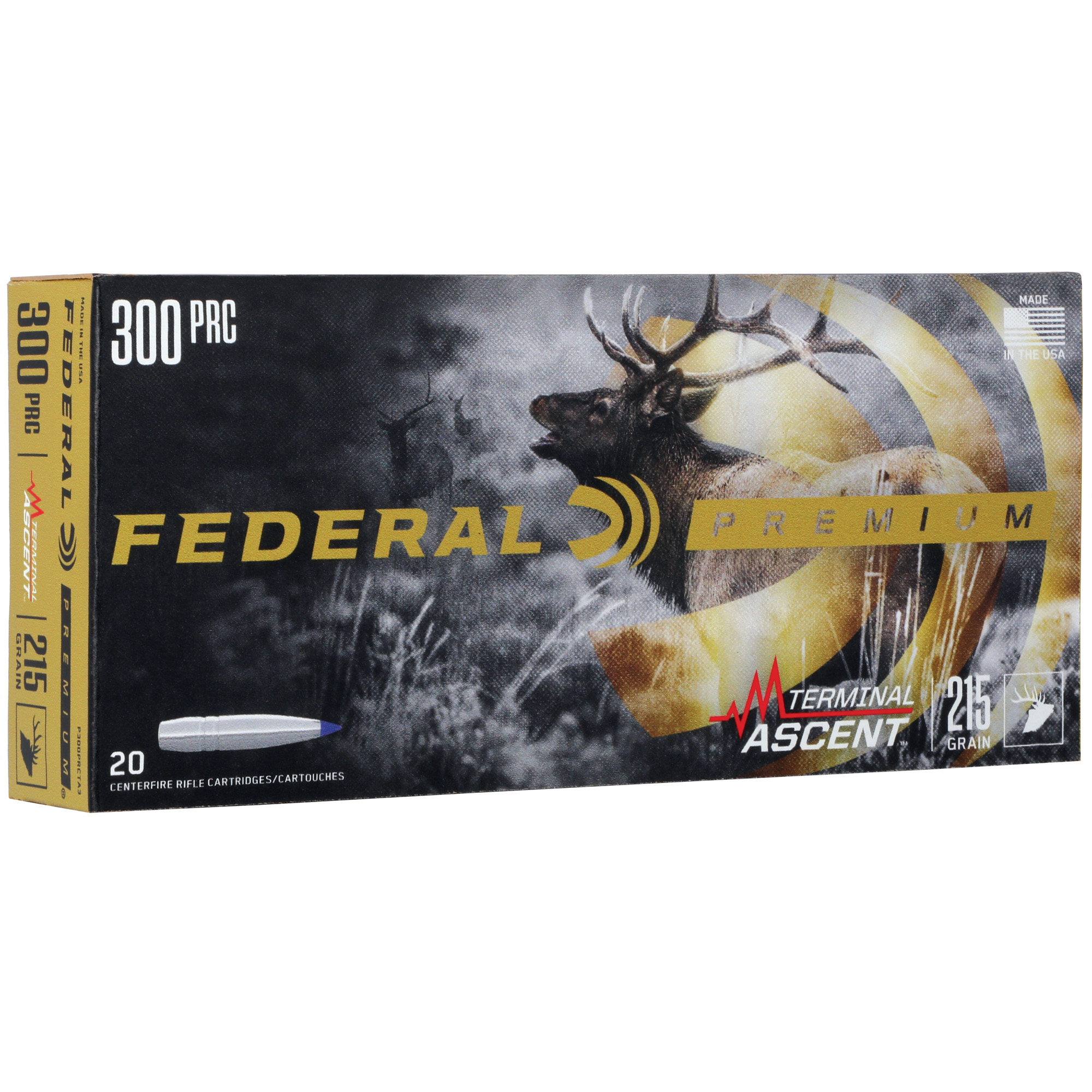 Federal Premium 300PRC 215 Grain Terminal Ascent 20 Round Box P300PRCTA3 eral Premium 300PRC 215 Grain Terminal Ascent 20 Round Box P300PRCTA3 Ammo