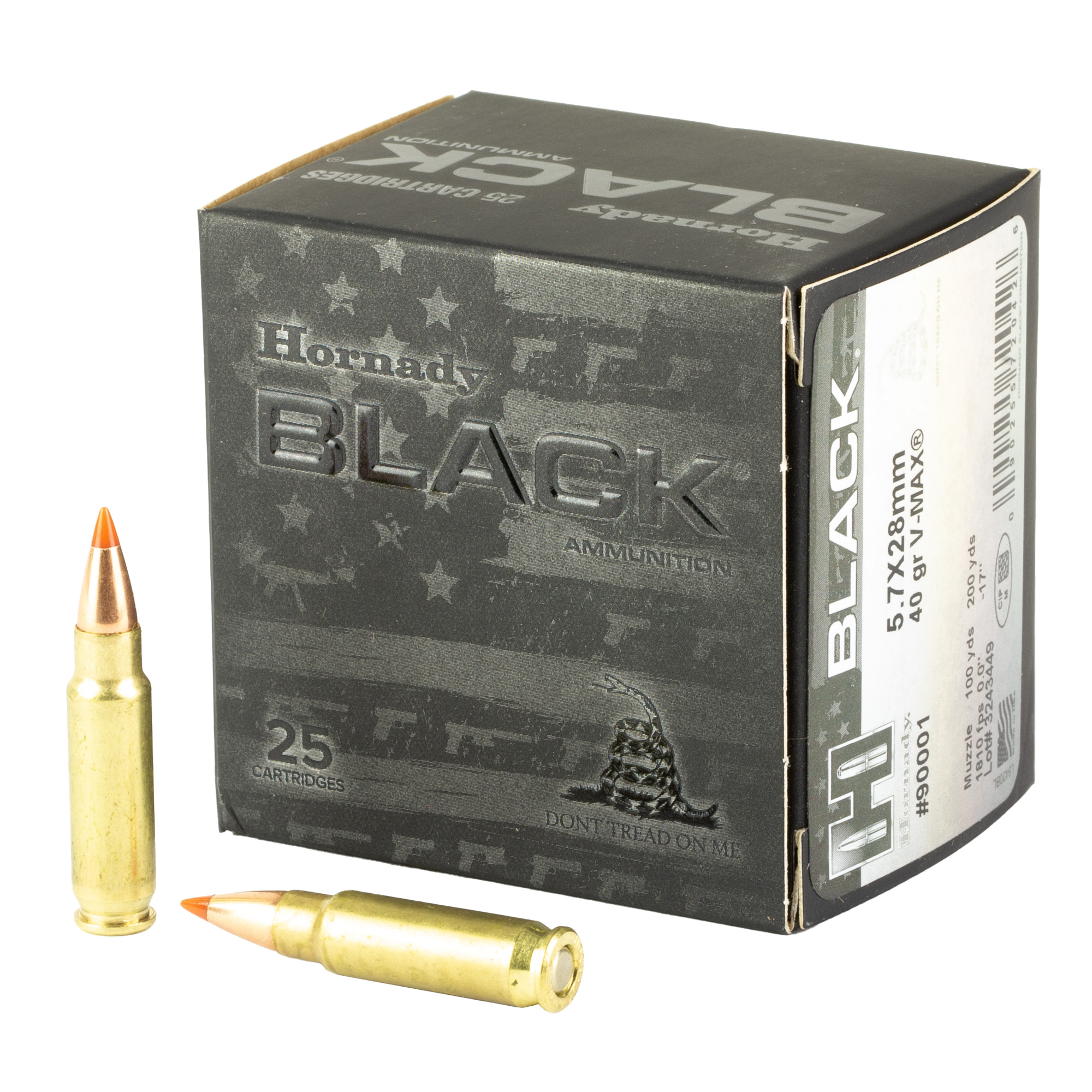 nady Black 5.7x28mm FN 40 Gr PolyTip Ammo