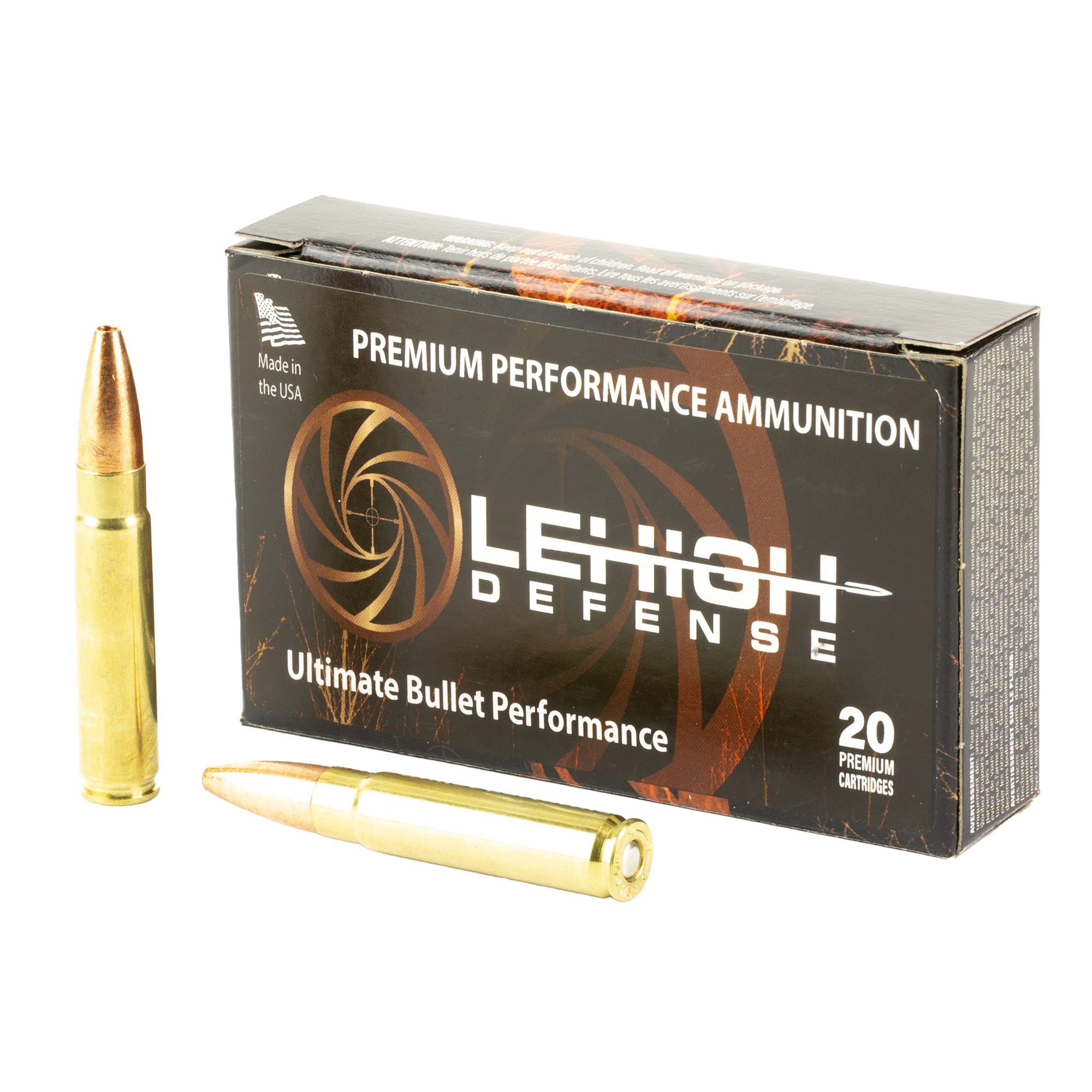 Lehigh Defense LA300HMR125CC Lehigh Defense Controlled Chaos Flat Base Hollow Point 125 Grain  300 HAMR 2440 fps