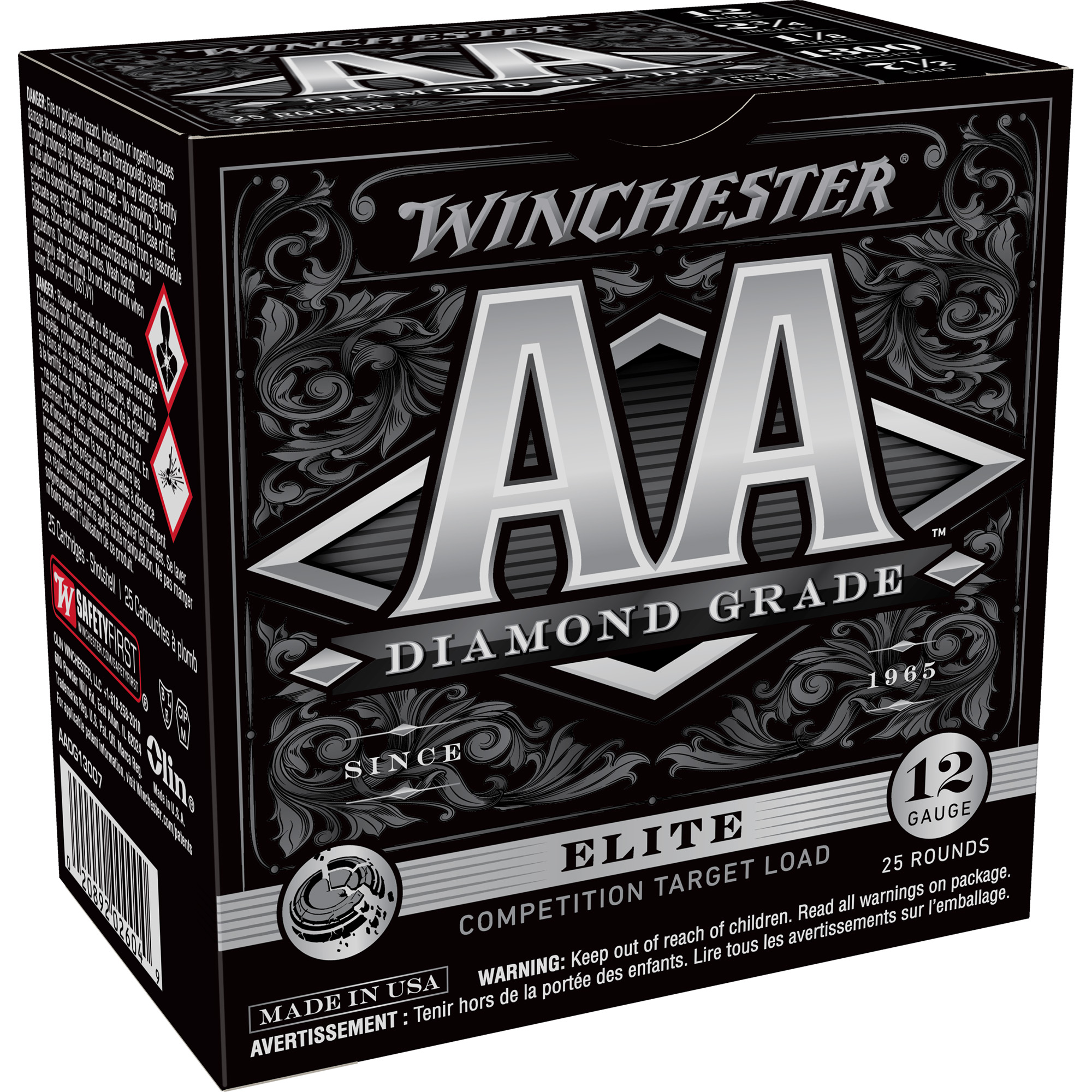 Winchester AADG13007 AA Diamond Grade 12 Gauge 2-3/4 1-1/8oz #7.5 1300 Fps chester AADG13007 AA Diamond Grade 12 Gauge 2-3/4 1-1/8oz #7.5 1300 Fps Ammo