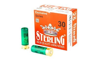 Sterling Exclusive Series #8 12 Gauge 1-1/16 Oz 2.75 In rling Exclusive Series #8 12 Gauge 1-1/16 Oz 2.75 In Ammo