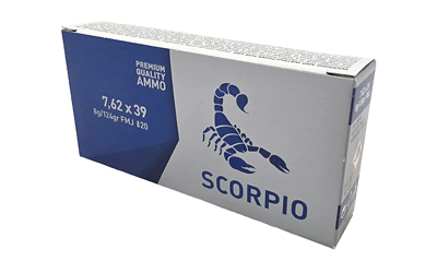 RPIO 762X39 124G FMJ 20/800 Ammo